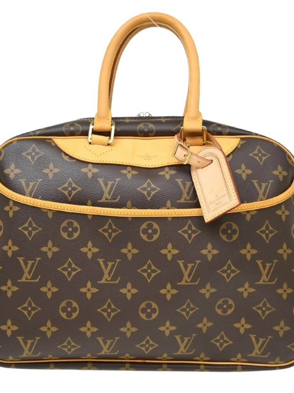 Louis Vuitton Deauville Bowling Vanity Handbag